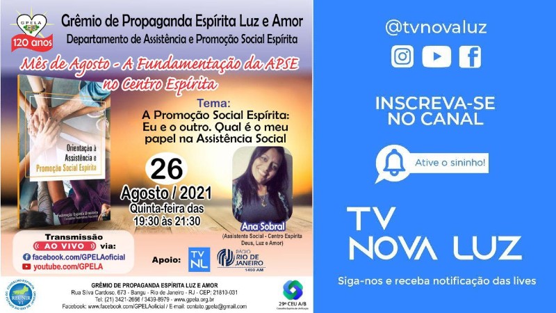 A Promoção Social Espírita: Eu e o Outro, Qual é o Meu Papel na Assistência Social?